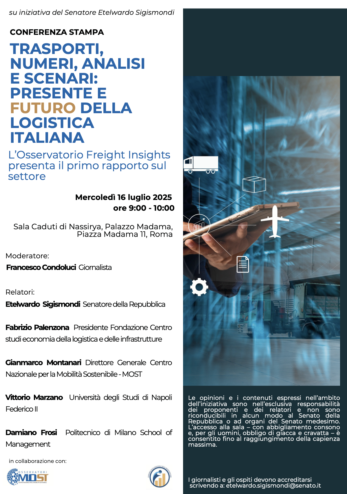 Trasporti, numeri, analisi e scenari: presente e futuro della logistica italiana